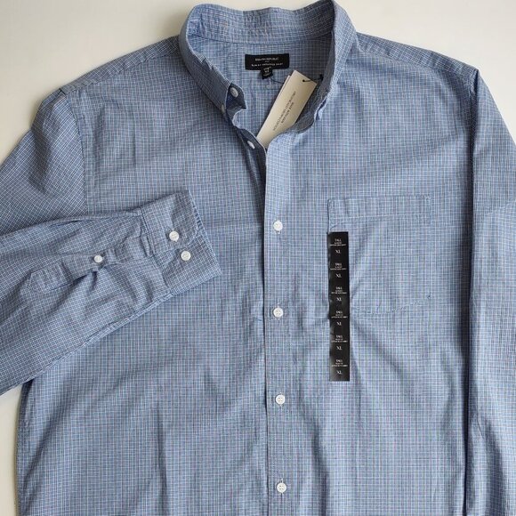Banana Republic Other - 🆕 Banana Republic Slim Fit UnTucked Long Sleeve Men's Shirt  Size XL Tall